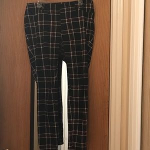 Plaid Black, Red, & White Jeggings
